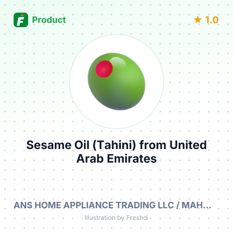 Sesame Oil (Tahini) – summary card, no photo uploaded yet