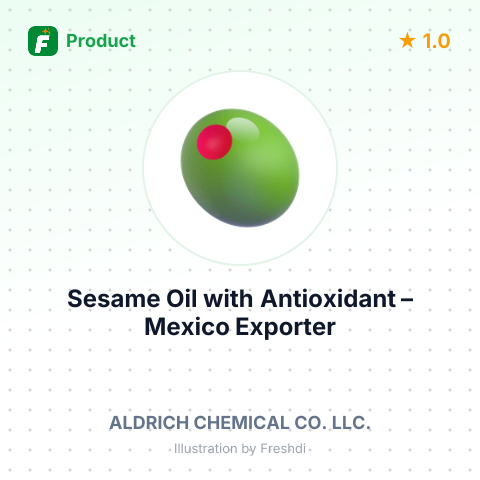 Sesame Oil with Antioxidant – summary card, no photo uploaded yet