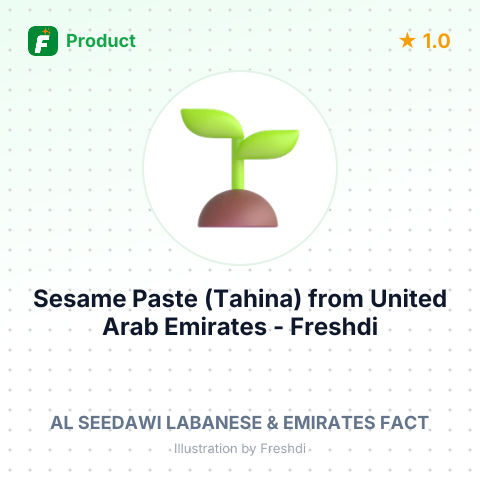 Sesame Paste (Tahina) – summary card, no photo uploaded yet