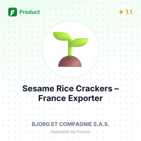 Sesame Rice Crackers – summary card, no photo uploaded yet