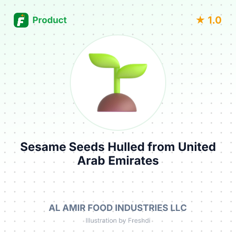 Sesame Seeds Hulled – summary card, no photo uploaded yet