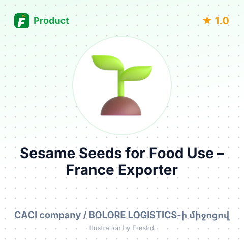 Sesame Seeds for Food Use – summary card, no photo uploaded yet