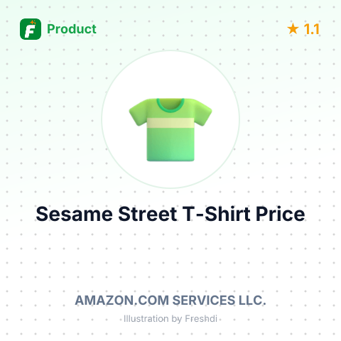 Sesame Street T-shirt – summary card, no photo uploaded yet