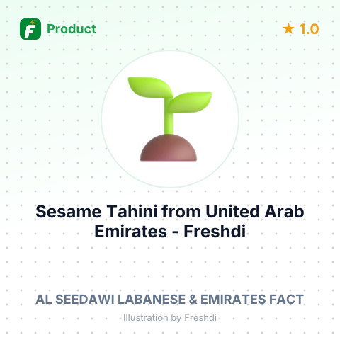 Sesame Tahini – summary card, no photo uploaded yet