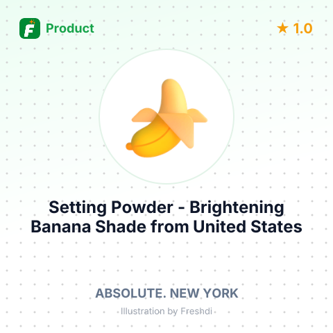Setting Powder - Brightening Banana Shade – summary card, no photo uploaded yet