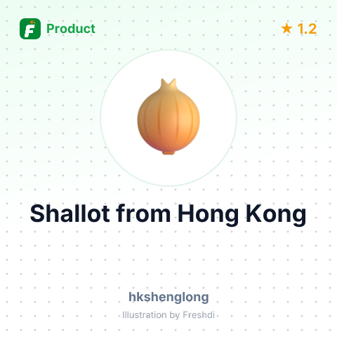 Shallot – summary card, no photo uploaded yet