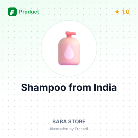 Shampoo – summary card, no photo uploaded yet