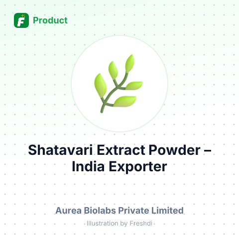 Shatavari Extract Powder – summary card, no photo uploaded yet