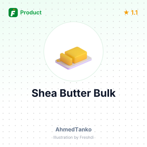 Shea Butter – summary card, no photo uploaded yet