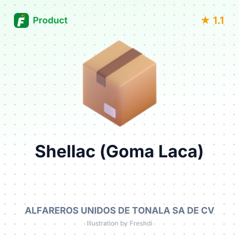 Shellac (Goma Laca) – summary card, no photo uploaded yet