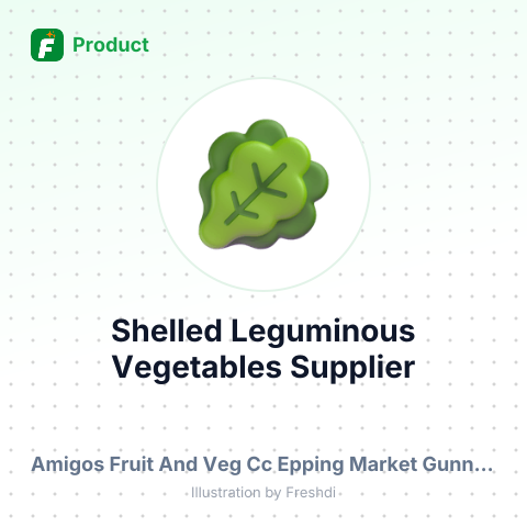 Shelled Leguminous Vegetables – summary card, no photo uploaded yet