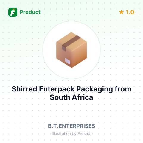 Shirred Enterpack Packaging – summary card, no photo uploaded yet