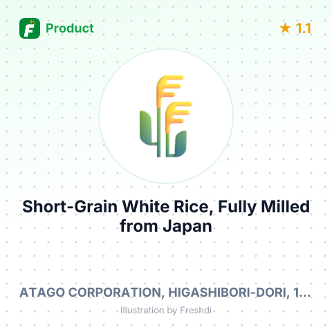 Short-Grain White Rice, Fully Milled – summary card, no photo uploaded yet