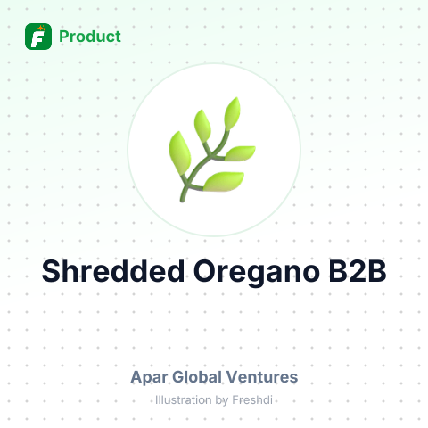 Shredded Oregano – summary card, no photo uploaded yet
