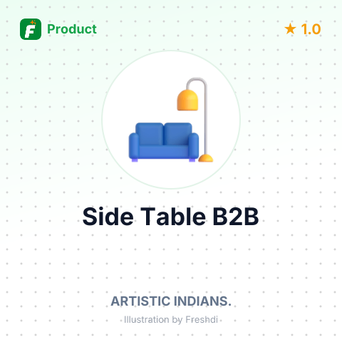 Side Table with Marble and Mango Wood – summary card, no photo uploaded yet