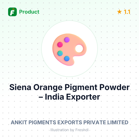 Siena Orange Pigment Powder – summary card, no photo uploaded yet
