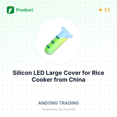 Silicon LED Large Cover for Rice Cooker – summary card, no photo uploaded yet