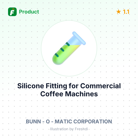 Silicone Fitting for Commercial Coffee Machines – summary card, no photo uploaded yet