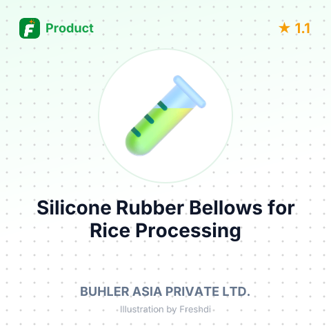 Silicone Rubber Bellows for Rice Processing Machines – summary card, no photo uploaded yet