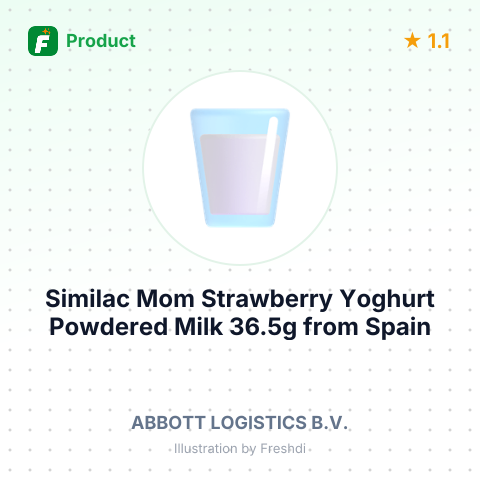 Similac Mom Strawberry Yoghurt Powdered Milk 36.5g – summary card, no photo uploaded yet