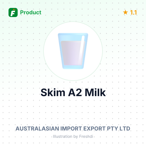 Skim A2 Milk – summary card, no photo uploaded yet
