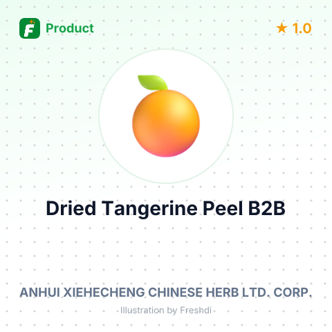 Sliced Dried Tangerine Peel (Pericarpium Citri reticulatae) – summary card, no photo uploaded yet
