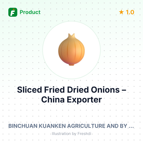 Sliced Fried Dried Onions – summary card, no photo uploaded yet
