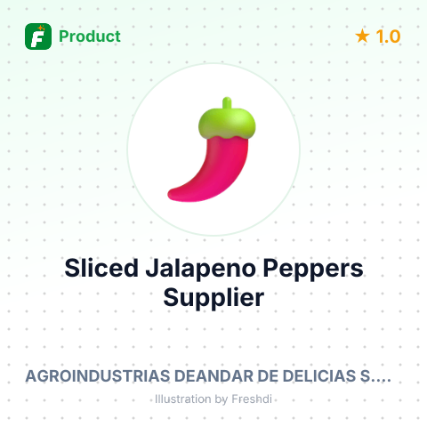 Sliced Jalapeno Peppers – summary card, no photo uploaded yet