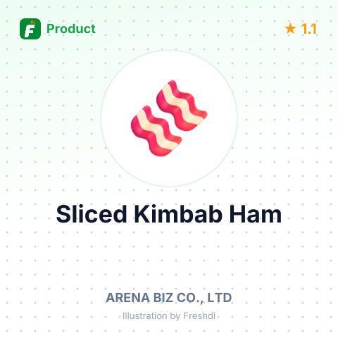 Sliced Kimbab Ham – summary card, no photo uploaded yet