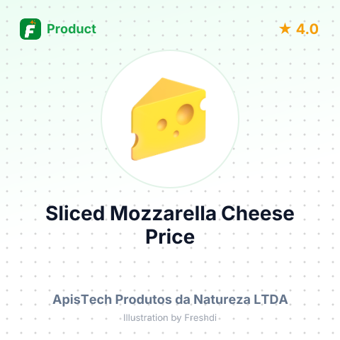 Sliced Mozzarella Cheese – summary card, no photo uploaded yet