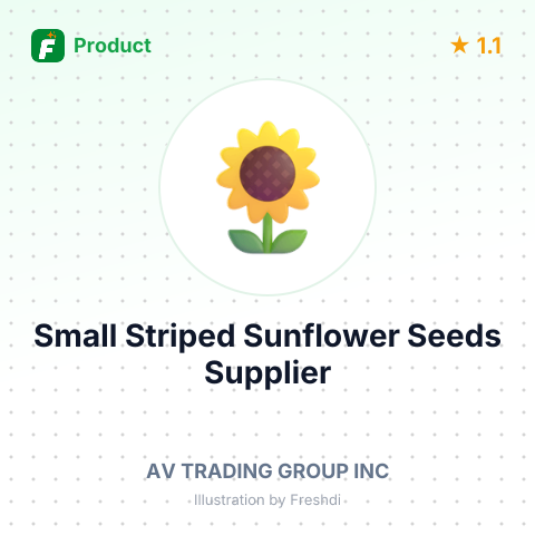 Small Striped Sunflower Seeds – summary card, no photo uploaded yet