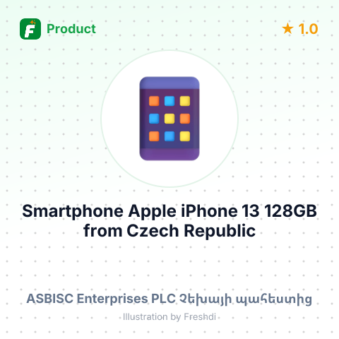 Smartphone Apple iPhone 13 128GB – summary card, no photo uploaded yet