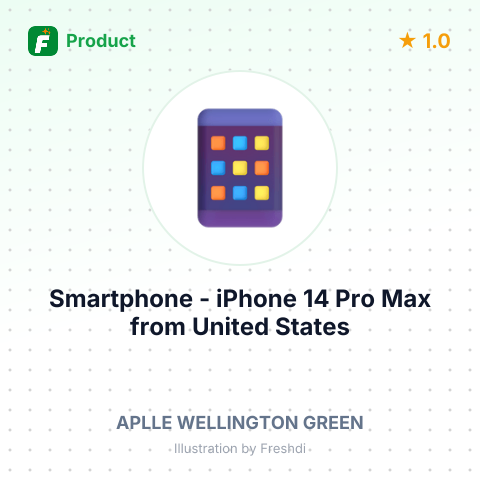 Smartphone - iPhone 14 Pro Max – summary card, no photo uploaded yet