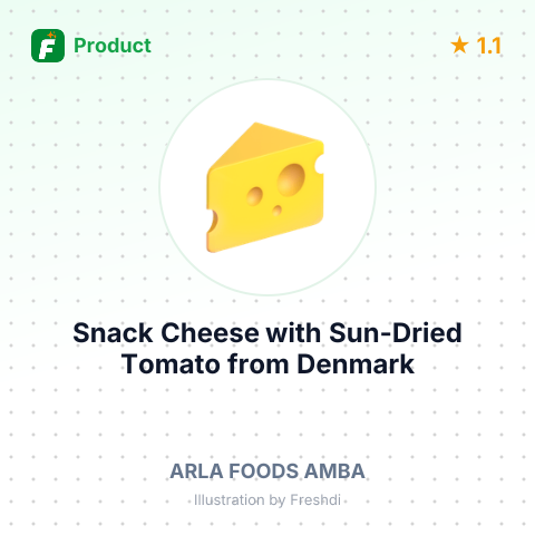 Snack Cheese with Sun-Dried Tomato – summary card, no photo uploaded yet