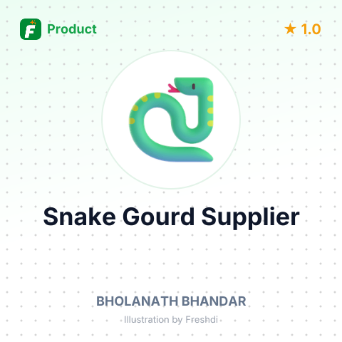 Snake Gourd – summary card, no photo uploaded yet