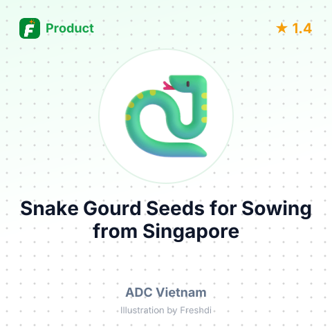 Snake Gourd Seeds for Sowing – summary card, no photo uploaded yet