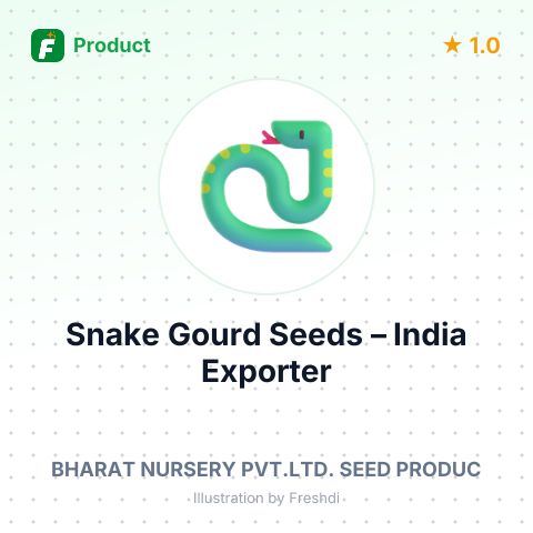 Snake Gourd Seeds – summary card, no photo uploaded yet