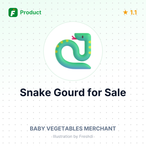 Snake Gourd – summary card, no photo uploaded yet