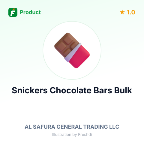 Snickers Chocolate Bars – summary card, no photo uploaded yet