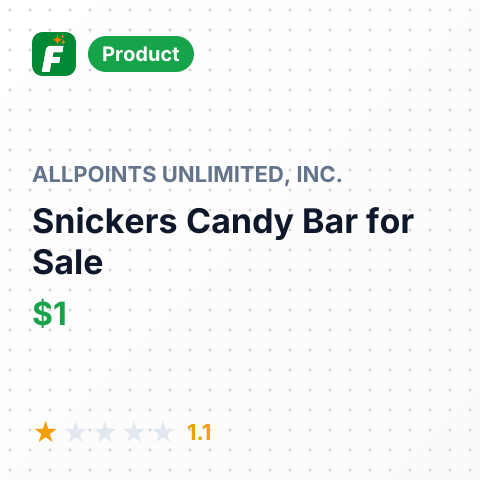 Snickers Crunchy Peanut Butter – summary card, no photo uploaded yet