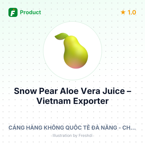 Snow Pear Aloe Vera Juice – summary card, no photo uploaded yet