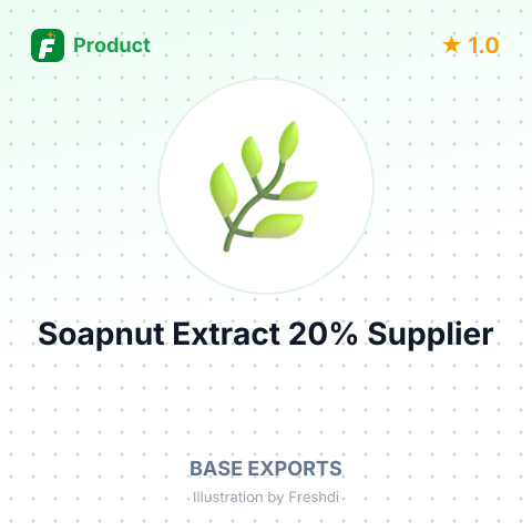 Soapnut Extract 20% – summary card, no photo uploaded yet