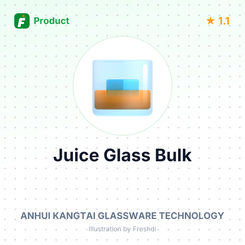Soda Lime Glass Juice Glass (Plain Tumbler) – summary card, no photo uploaded yet