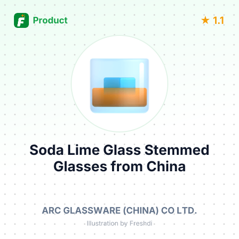 Soda Lime Glass Stemmed Glasses – summary card, no photo uploaded yet