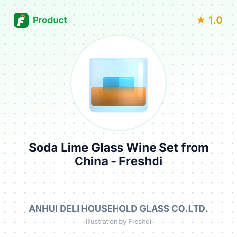 Soda Lime Glass Wine Set – summary card, no photo uploaded yet