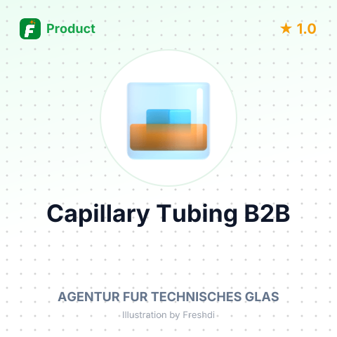 Soda-Lime Glass Capillary Tubing – product summary card, no photo uploaded yet