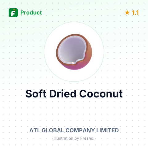 Soft Dried Coconut – summary card, no photo uploaded yet