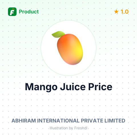 Soft Drinks Mango Juice – summary card, no photo uploaded yet