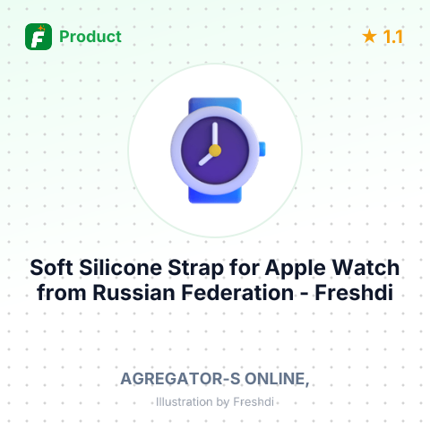 Soft Silicone Strap for Apple Watch – summary card, no photo uploaded yet