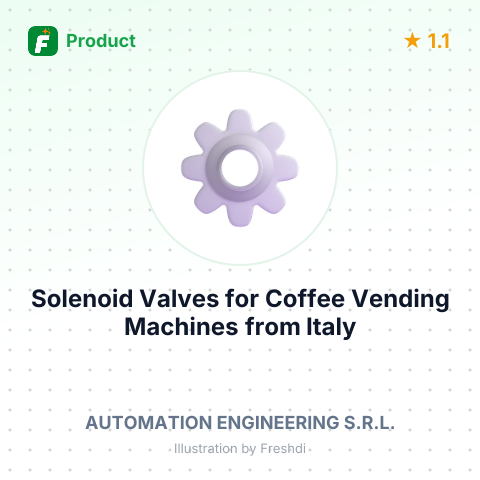 Solenoid Valves for Coffee Vending Machines – summary card, no photo uploaded yet